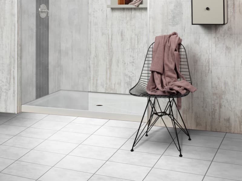 Tile Board in Bathroom