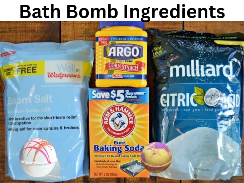 Bath bomb ingredients